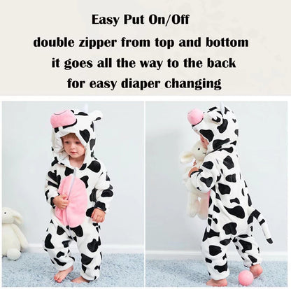 Halloween Baby Costumes Toddler Onesie Pajamas Infants Romper Boys Girls Animal Dress up Clothes 2-30 Months